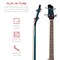 Best Choice Products 22-Fret Full Size Acoustic Electric Bass Guitar w/ 4-Band Equalizer, Truss Rod